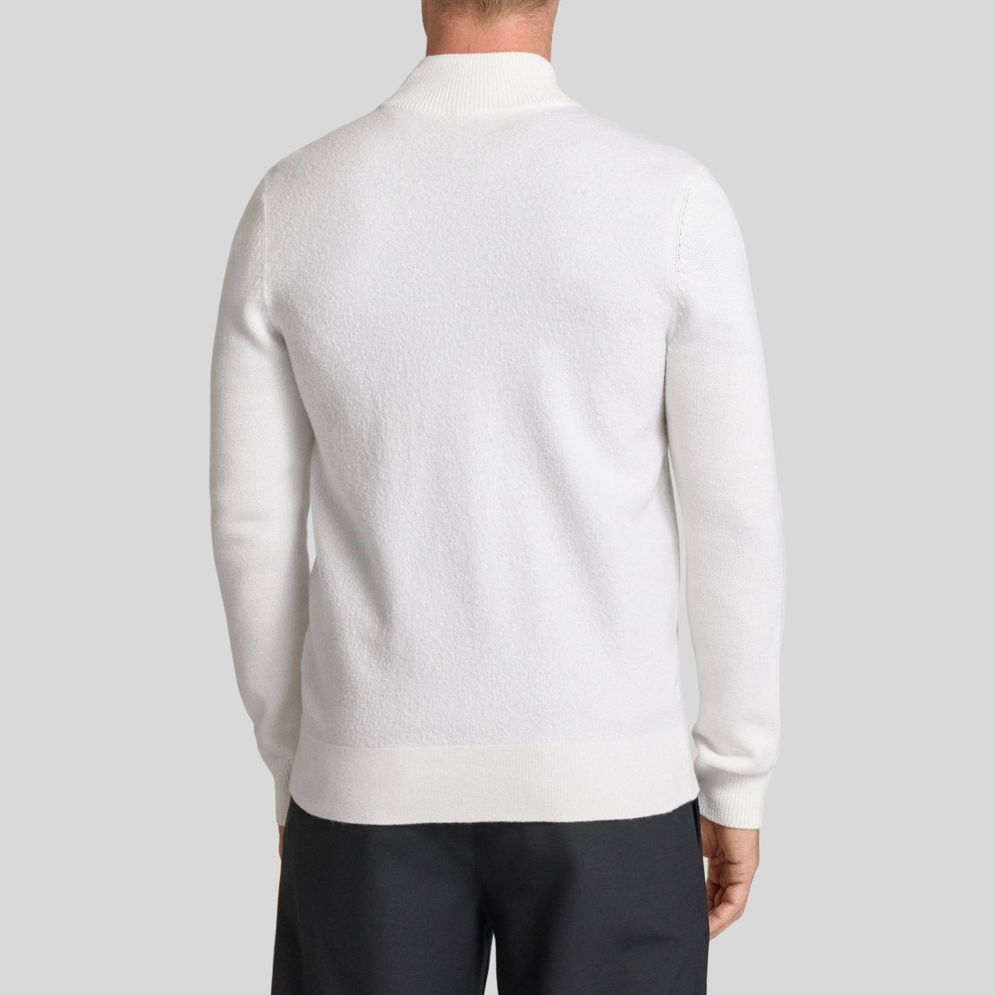 Gotstyle Fashion Joop! Boiled Wool Zip-Up Cardigan - Off-White
