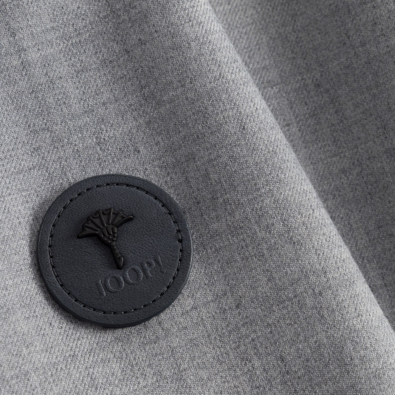 Wool Blend Stretch Dress Bomber - Light Grey