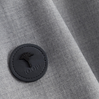 Wool Blend Stretch Dress Bomber - Light Grey