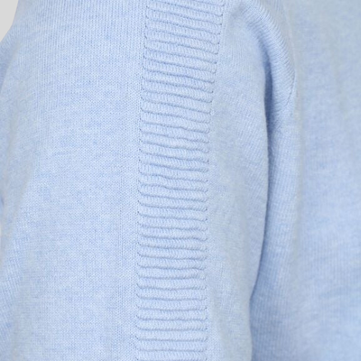 Gotstyle Fashion - Blue Industry Sweaters Raglan Sleeve Turtleneck - Light Blue