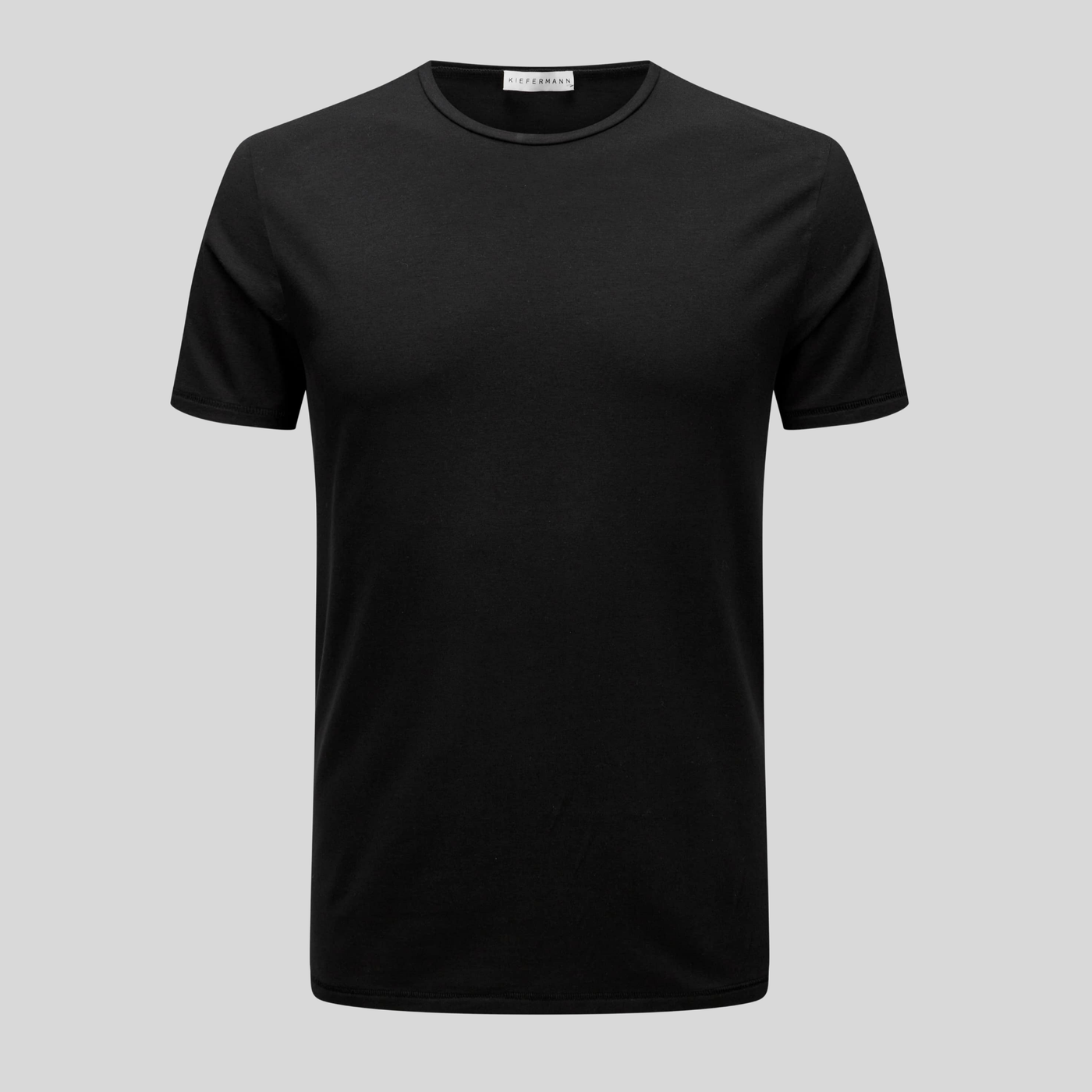 Soft Round Neck Tee - Black