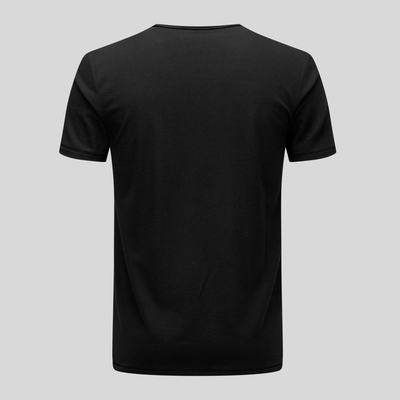 Soft Round Neck Tee - Black