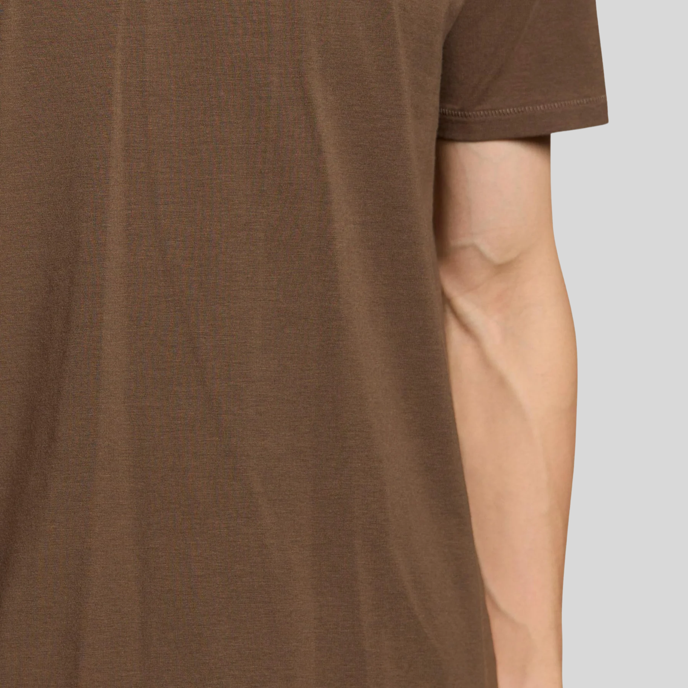 Soft Round Neck Tee - Olive