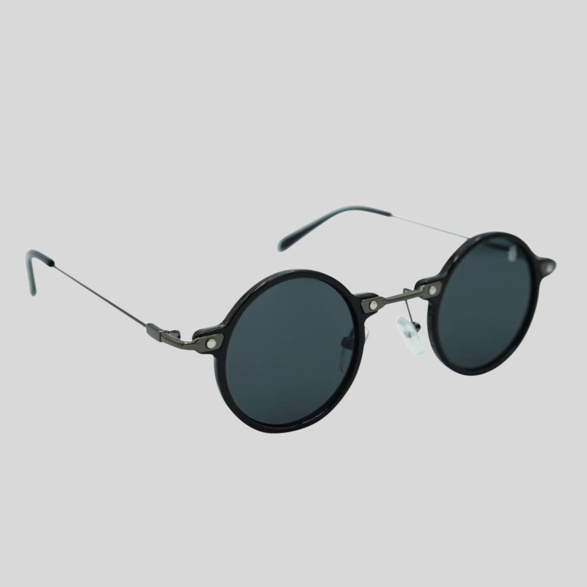 Gotstyle Fashion Hip and Bone Lennon Round Frame Shades - Black