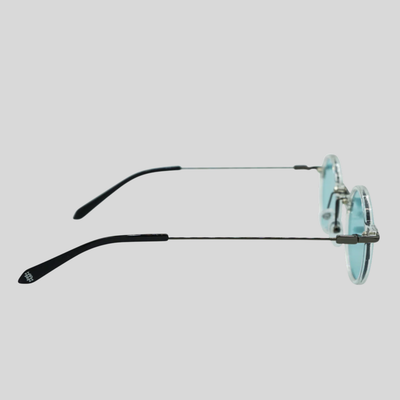 Gotstyle Fashion Hip and Bone Lennon Round Frame Shades - Light Blue
