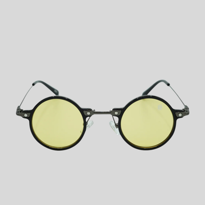 Gotstyle Fashion Hip and Bone Lennon Round Frame Shades - Yellow