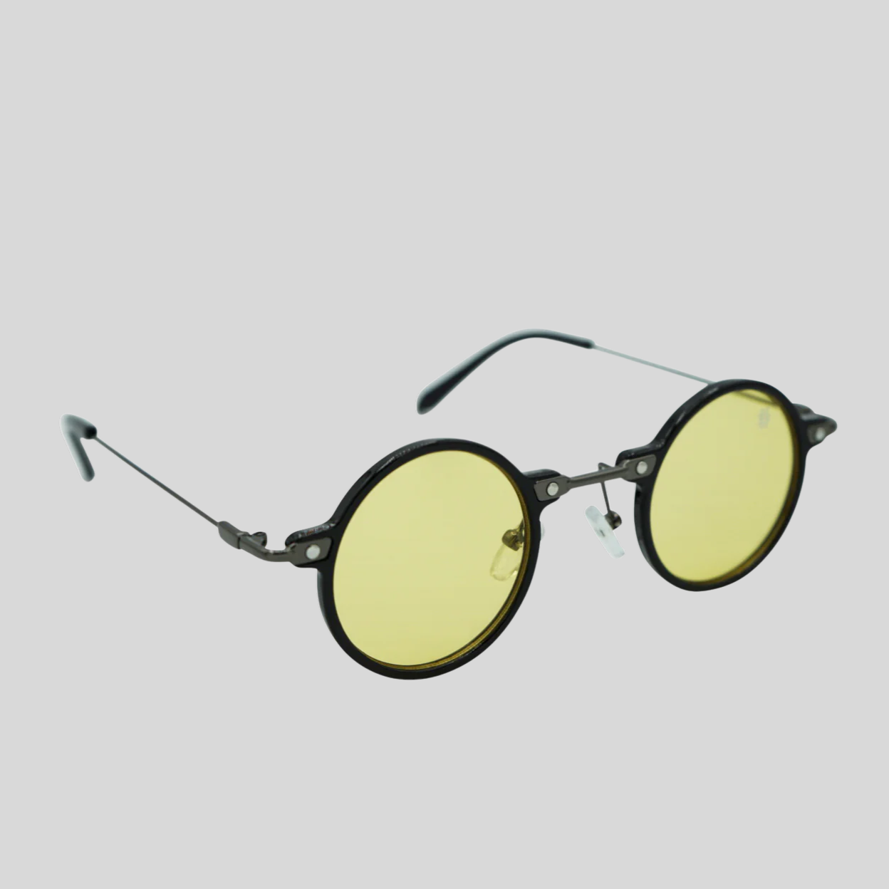 Gotstyle Fashion Hip and Bone Lennon Round Frame Shades - Yellow