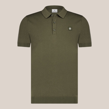 Solid Primo Cotton Polo - Army