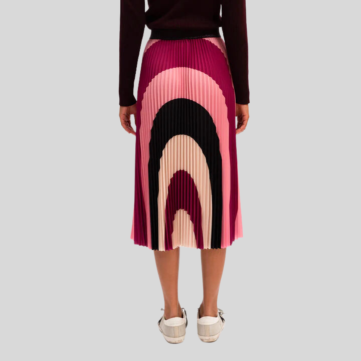 Gotstyle Fashion - We Are The Others Skirts Arches Print Pleated Midi Skirt - Multi