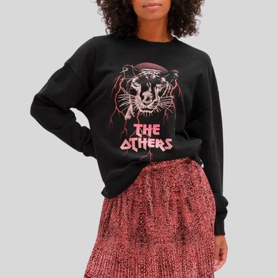 Gotstyle Fashion - We Are The Others Sweatshirts Slouch Sweat Puma Head Graphic - Black