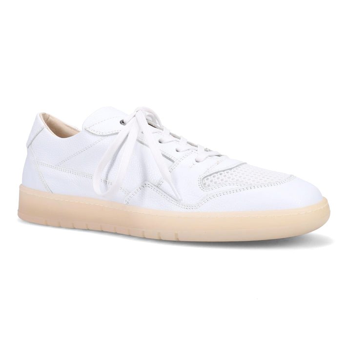 Gotstyle Fashion - Ron White Shoes Leather Mesh Sneaker - Ice