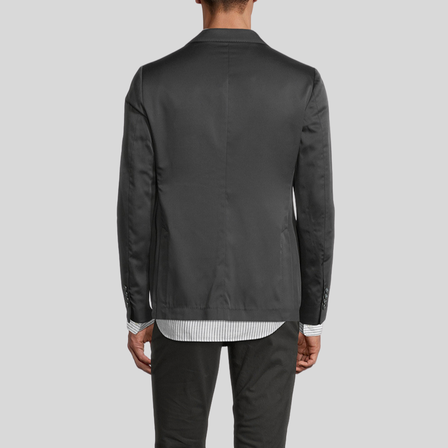 Gotstyle Fashion - Christopher Bates Blazers Peak Lapel Tailored Jacket - Black