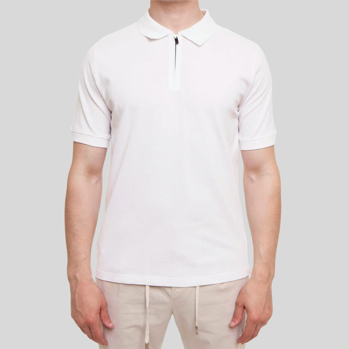 Tシャツ・カットソー Pal Zileri SS25 Cotton polo shirt (9A3MJG206PJ728 81) Pal-Zileri-pique-zip-polo-