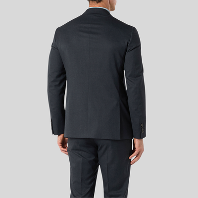 Gotstyle Fashion Pal Zileri Solid Wool Suit - Charcoal