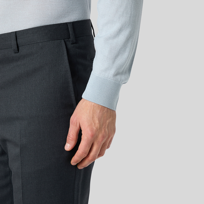 Gotstyle Fashion Pal Zileri Solid Wool Suit - Charcoal