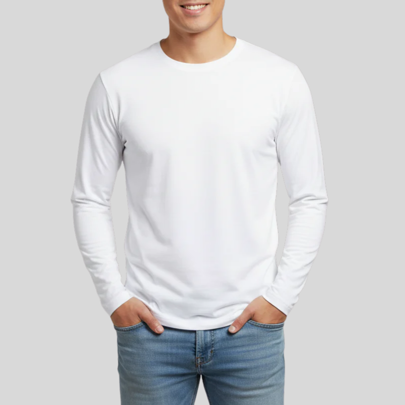 Gotstyle Fashion Paul Miranda Longsleeve Crew Neck Tee - White
