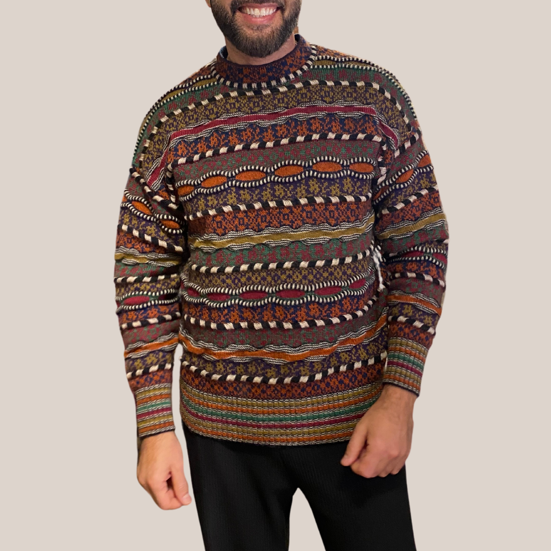 Gotstyle Fashion - Papamkt Papamkt Missoni Textured Cords Sweater - Multi