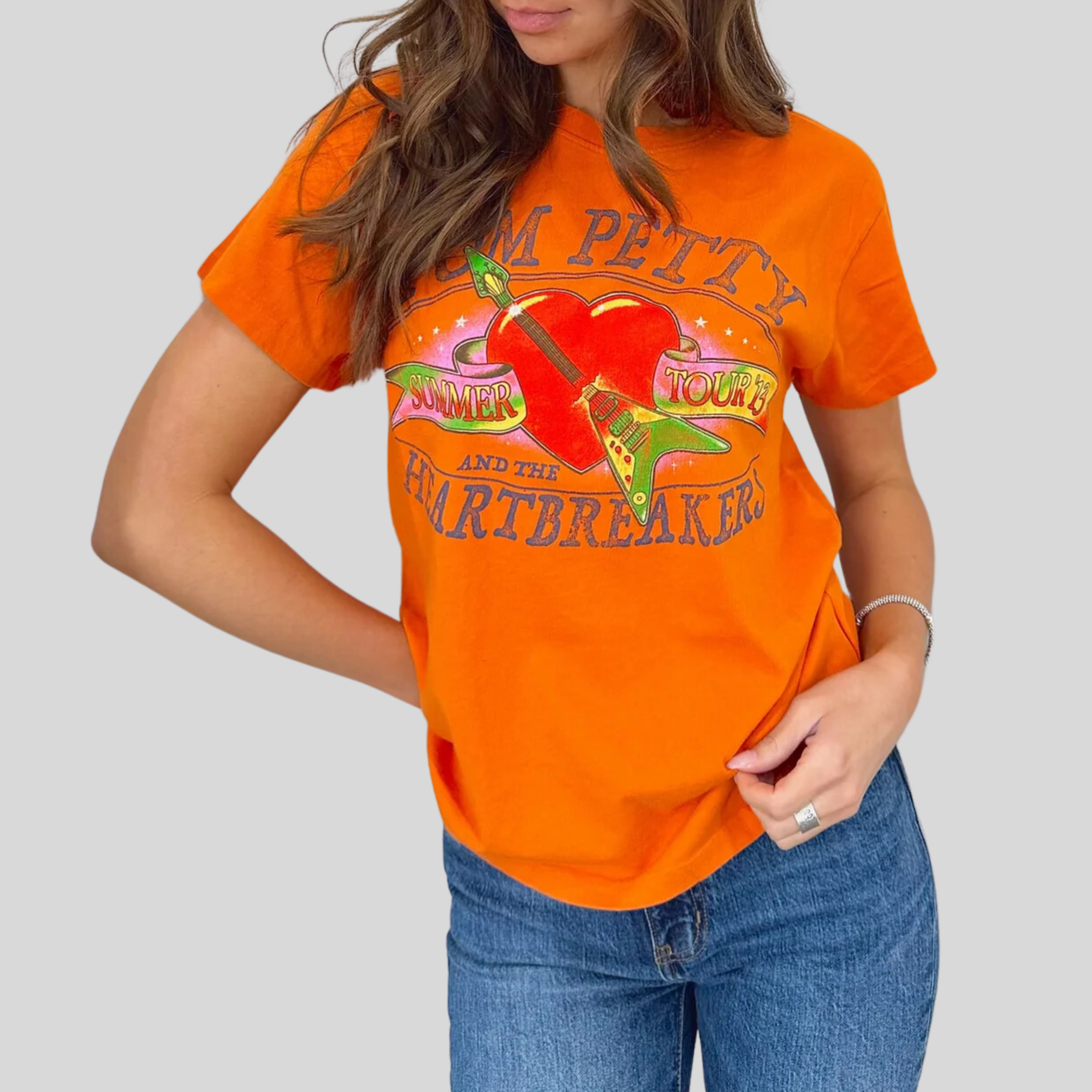 Gotstyle Fashion - Daydreamer T-Shirts Tom Petty Summer Tour '13 Rocker Tee - Orange