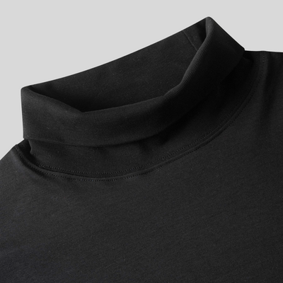 Gotstyle Fashion - Robert Barakett Sweaters Solid Pima Cotton Turtleneck - Black