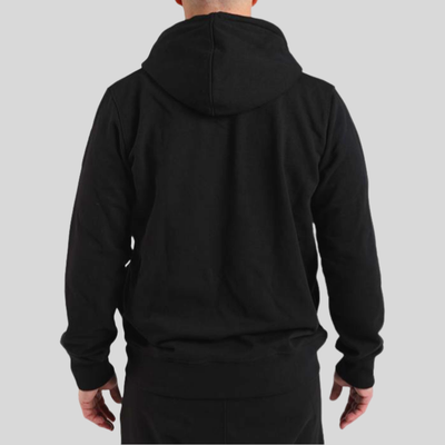 12in Logo Lined Hoodie - Black