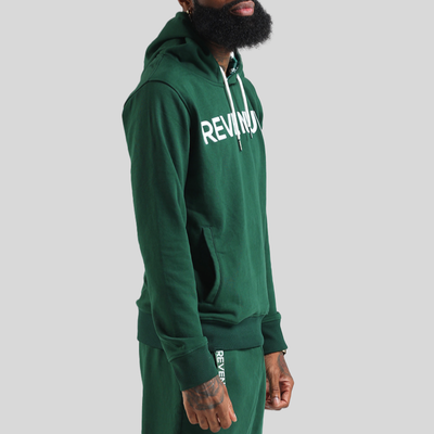 12in Logo Lined Hoodie - Green