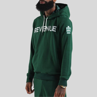 12in Logo Lined Hoodie - Green