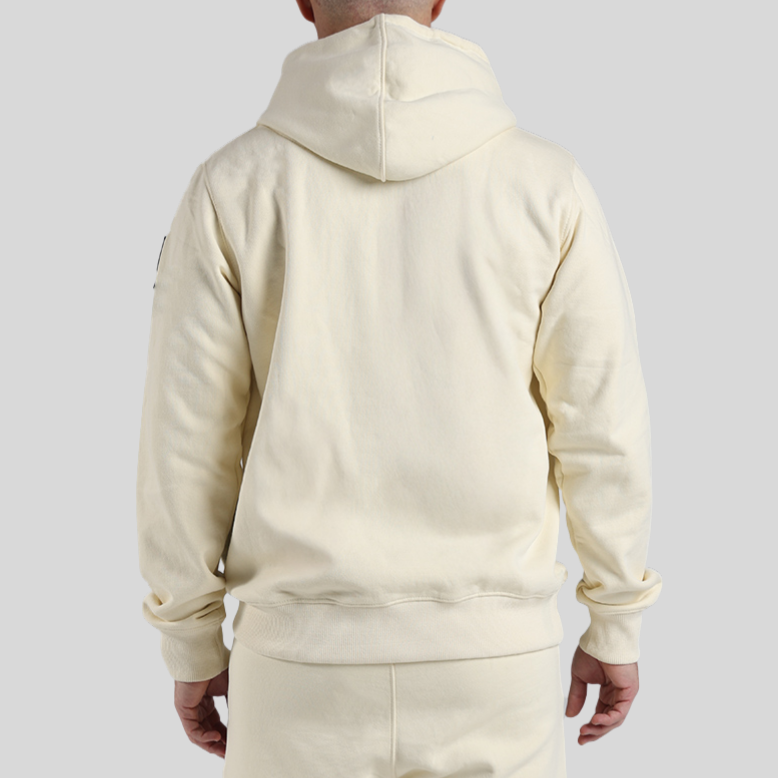 12in Logo Lined Hoodie - Off-White