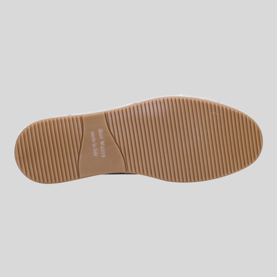 Suede Penny Loafer Raffia Sidewall - Slate