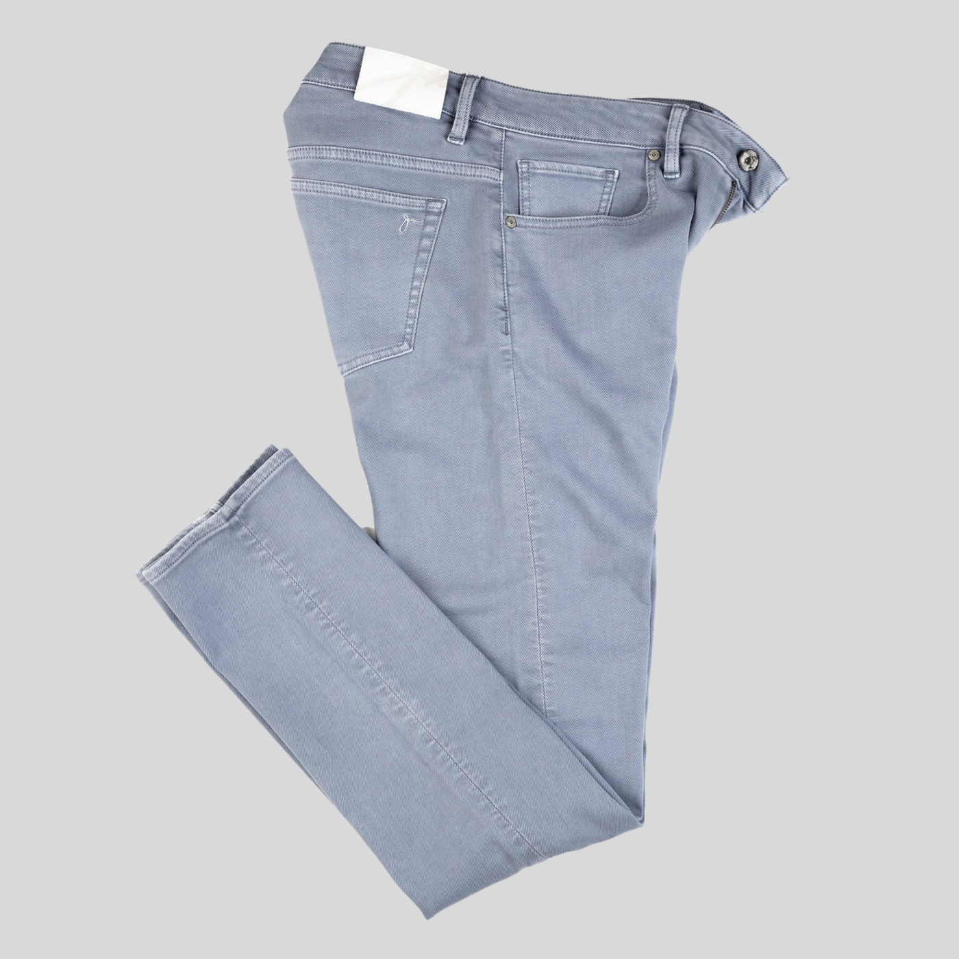 Gotstyle Fashion Jude Neale Axe Slim Straight Stretch Denim - Ice