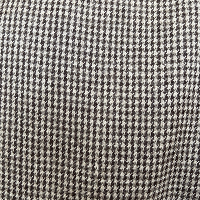 Micro Houndstooth Pleated Trousers - Tan