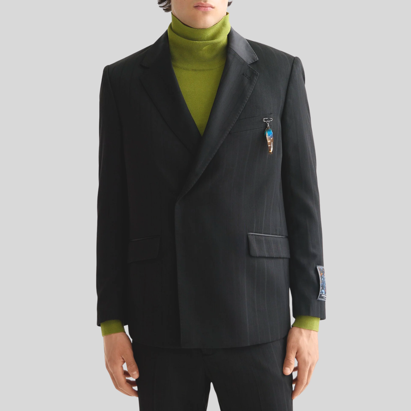 Gotstyle Fashion Scotch & Soda Structured Stripe Relaxed Blazer - Black