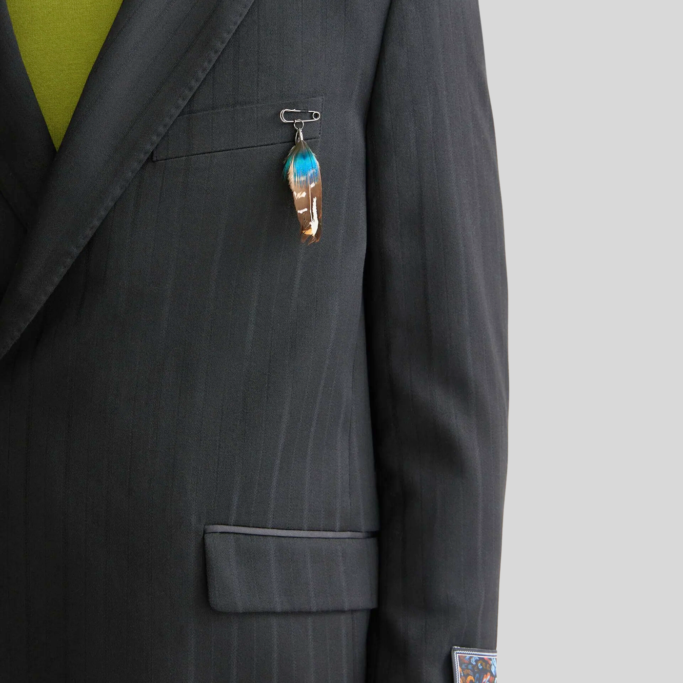 Gotstyle Fashion Scotch & Soda Structured Stripe Relaxed Blazer - Black