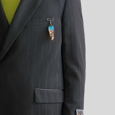 Gotstyle Fashion Scotch & Soda Structured Stripe Relaxed Blazer - Black