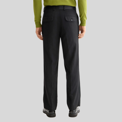 Gotstyle Fashion Scotch & Soda Structured Stripe Relaxed Chinos - Black