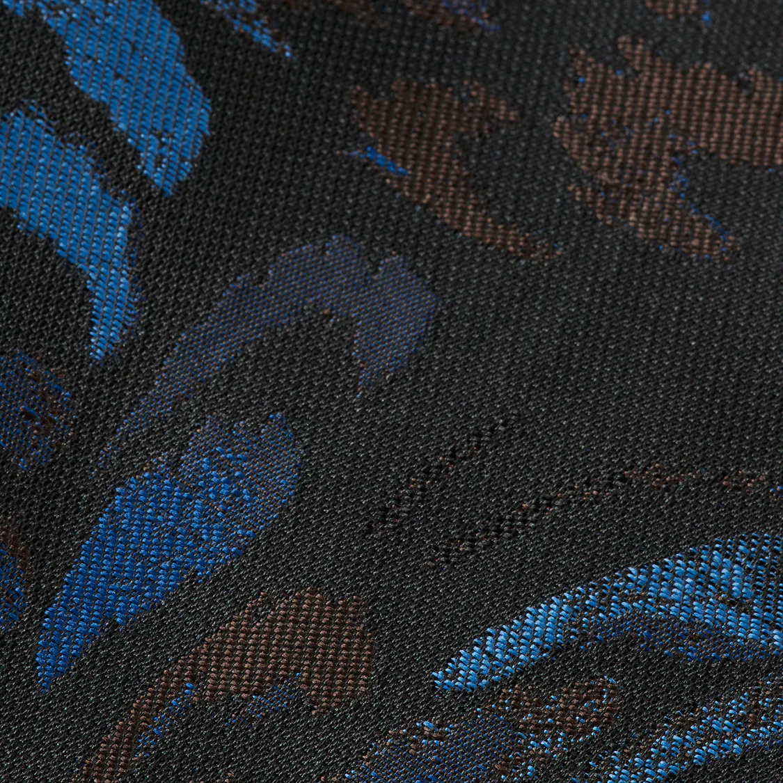 Abstract Feathers Jacquard Trousers - Navy