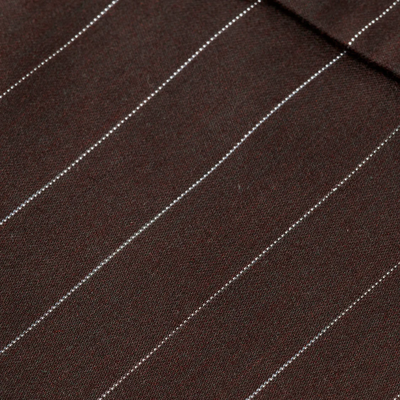 Lurex Pinstripe Blazer - Brown