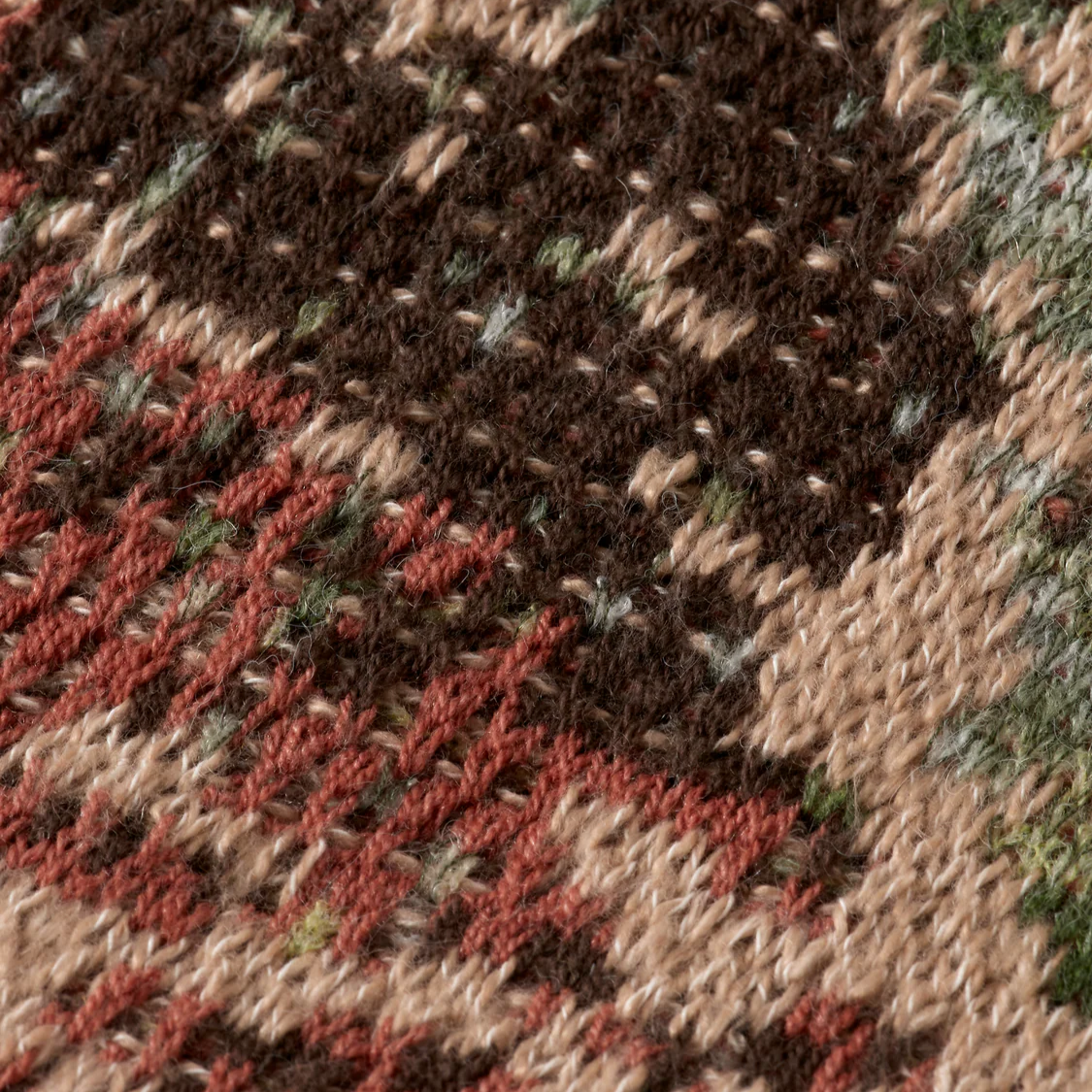 Mountain Artwork Crew Sweater - Tan