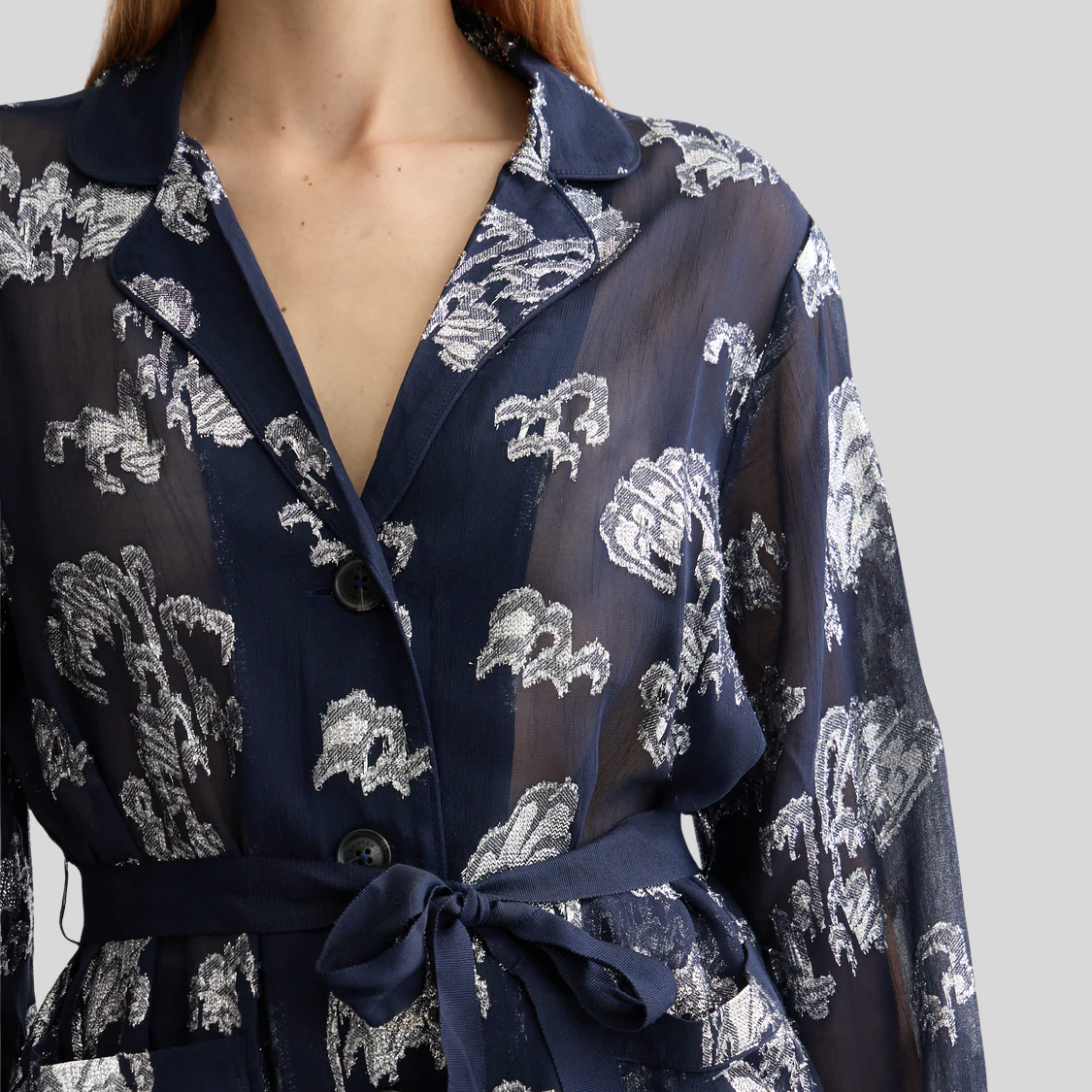 PJ Inspired Loose Blazer - Navy