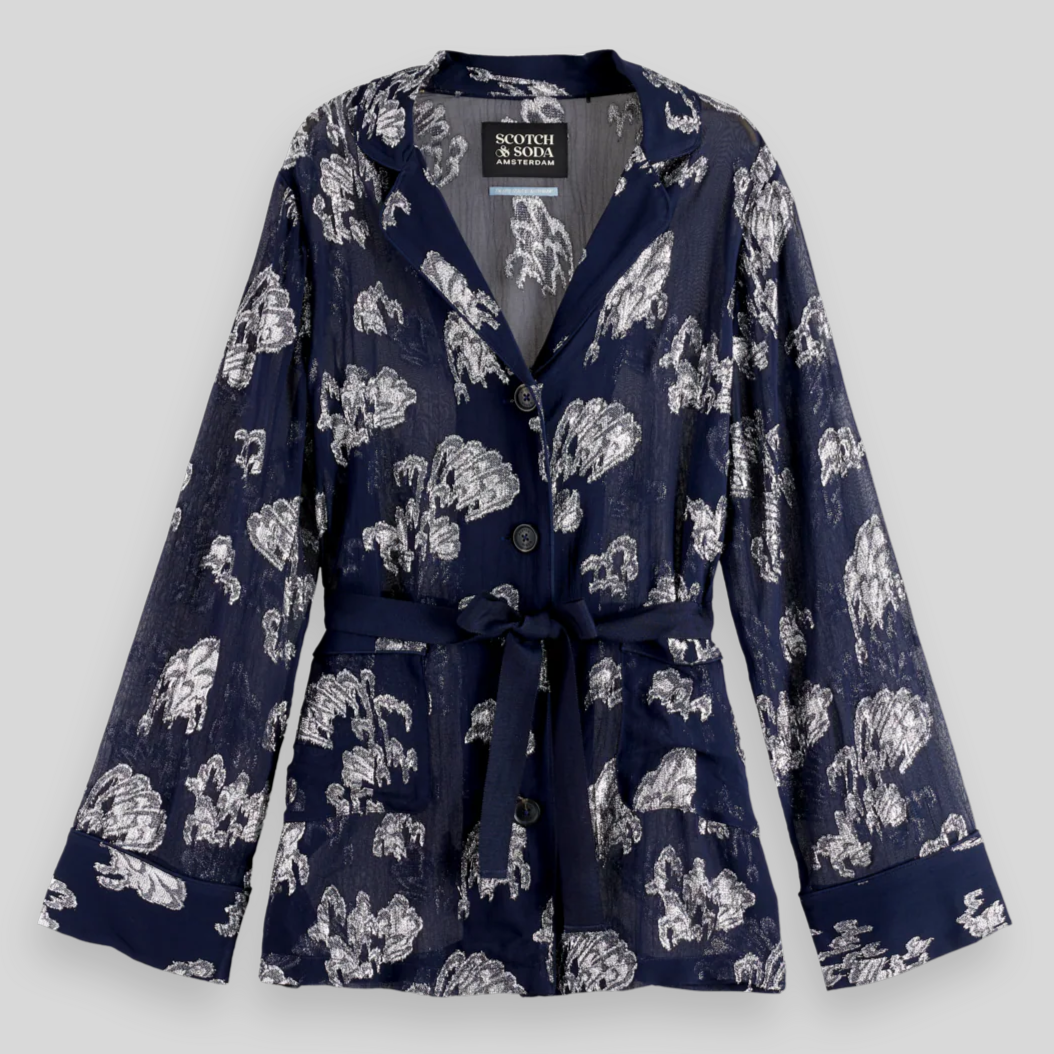 PJ Inspired Loose Blazer - Navy