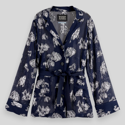 PJ Inspired Loose Blazer - Navy