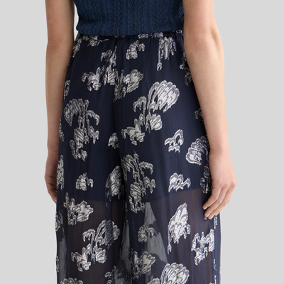 PJ Inspired Loose Trousers - Navy
