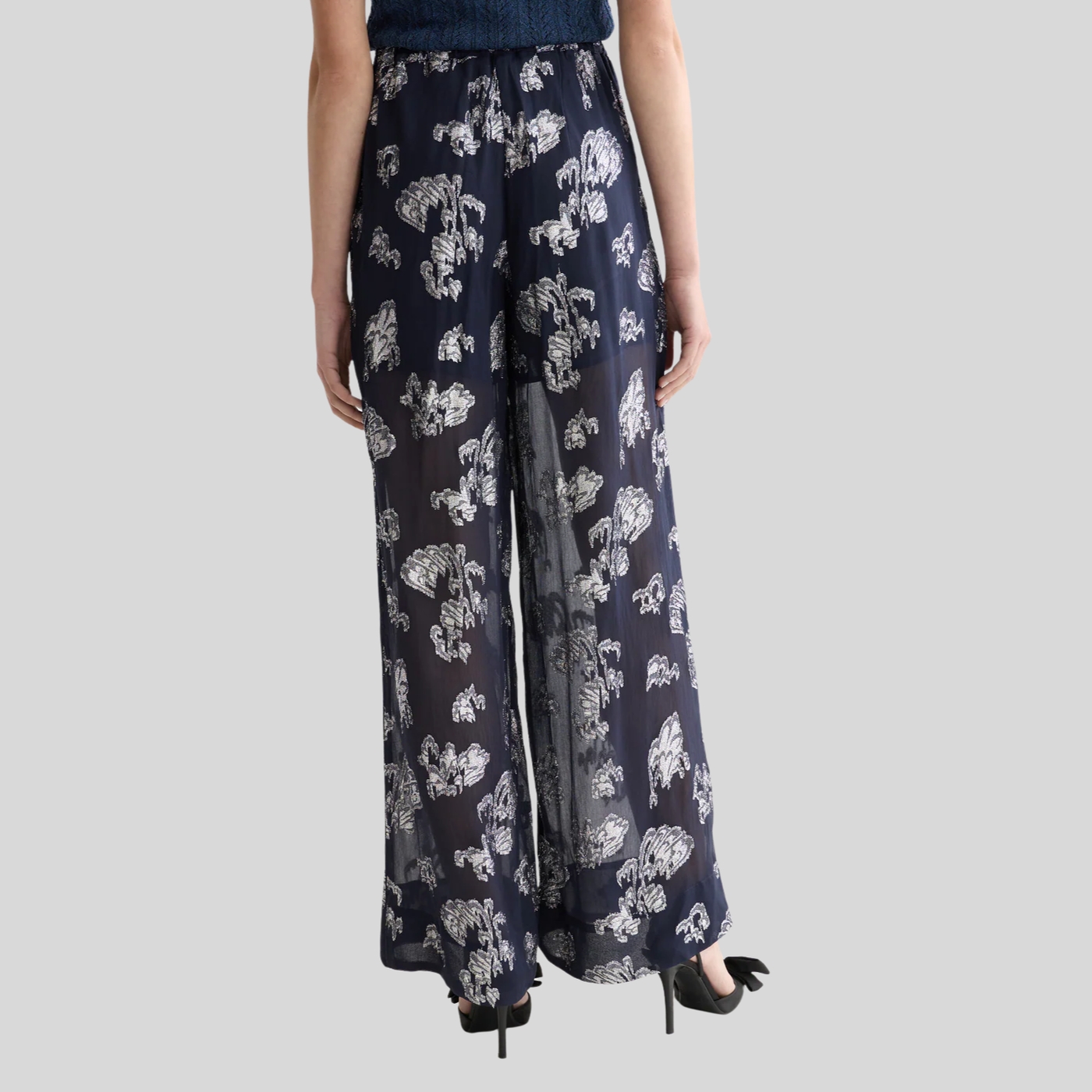 PJ Inspired Loose Trousers - Navy