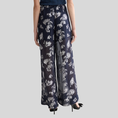 PJ Inspired Loose Trousers - Navy