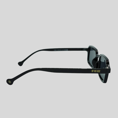 Gotstyle Fashion Hip and Bone Sebastian Rectangular Frame Shades - Black