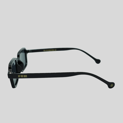 Gotstyle Fashion Hip and Bone Sebastian Rectangular Frame Shades - Black