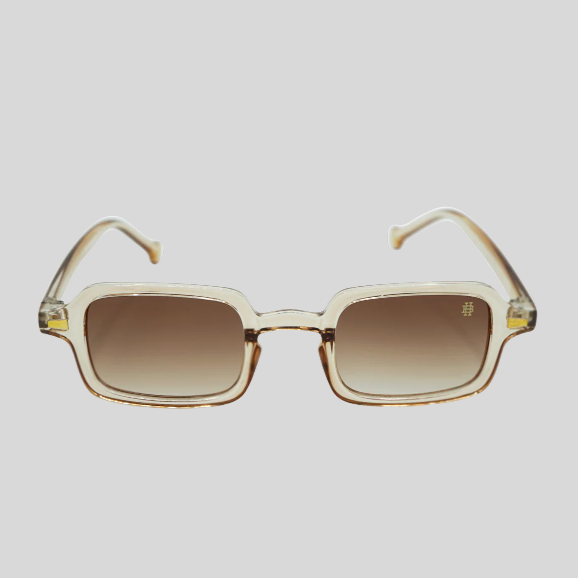 Gotstyle Fashion Hip and Bone Sebastian Rectangular Frame Shades - Gold
