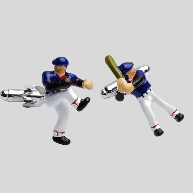 Baseball Player Premium Cufflinks