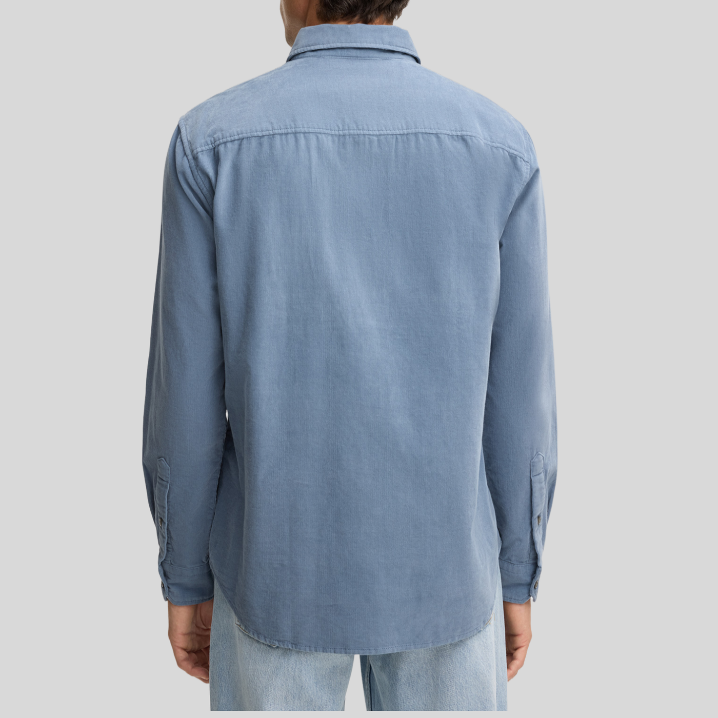 Fine Wale Cord Shirt - Blue