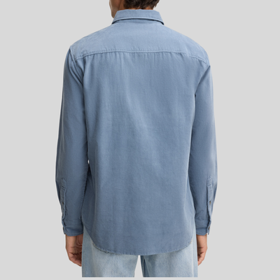 Fine Wale Cord Shirt - Blue