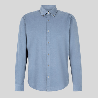 Fine Wale Cord Shirt - Blue